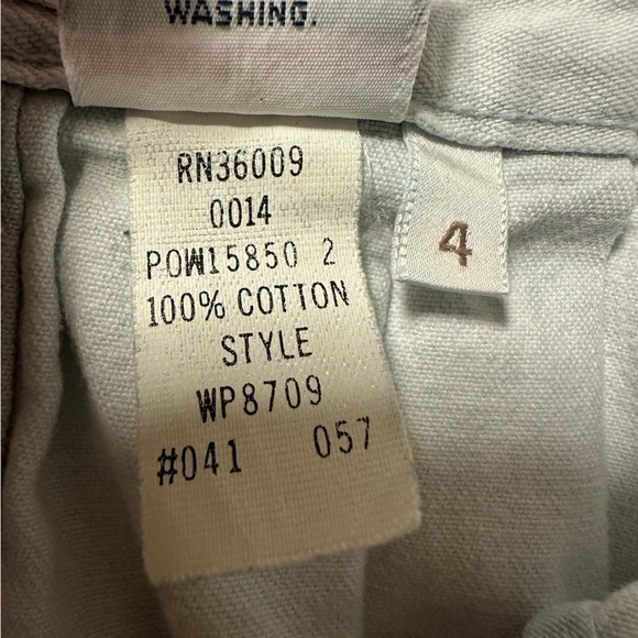 Calvin Klein VTG 80s Denim Maxi Jean Skirt Chambray Vintage Light Blue - Picture 8 of 10